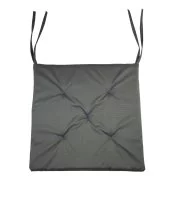 Подушка для стула Linen Way 40x40 см цвет стальной