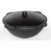 Чугунный узбекский казан Davr Metall казан4,5(плоск)