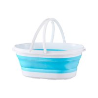 Силиконовое складное ведро SanTrade SL SM-PR912/BL