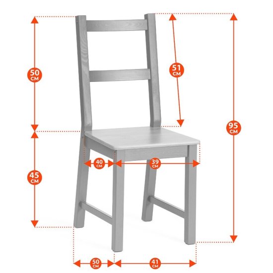 Обеденная группа антик черный стол и 4 стула Sonata Dining Set (21795)