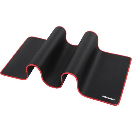 Компьютерный коврик для мыши и клавиатуры SONNEN BLACK TITAN XL