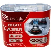 Комплект ламп Clearlight Night Laser Vision +200% Light