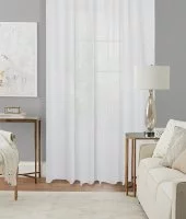 Тюль на ленте со скрытыми петлями Kreaforta Tonia 300x280 см белый