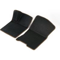 Передние коврики для Honda Accord VIII 2007-2012 (Хонда Аккорд 8) Vicecar 2DL16001-коричневый