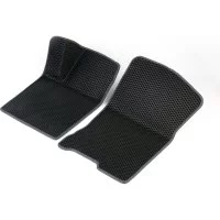 Передние коврики для Honda Accord VIII 2007-2012 (Хонда Аккорд 8) Vicecar 2DL16001-темносерый