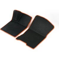 Передние коврики для Honda Accord VIII 2007-2012 (Хонда Аккорд 8) Vicecar 2DL16001-оранжевый