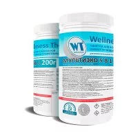Многофункuиональные таблетки Wellness therm МУЛЬТИЭКО 5 в 1 200г (1 кг)