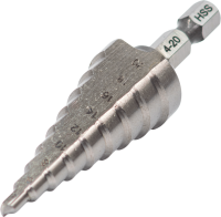 Сверло ступенчатое по металлу Rage 554300 4-20x75 мм