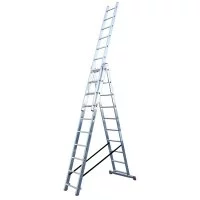 Трехсекционная лестница Krause Corda 3х10