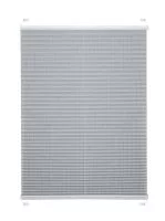 Штора плиссе 52x170 см жаккард серая