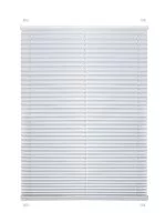 Штора плиссе 52x170 см жаккард белая
