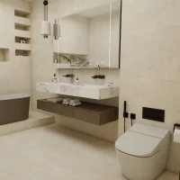 Керамогранит Ivory Carving цвет бежевый 60x120 1.44 м²