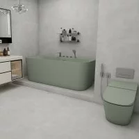Керамогранит Cemento Perla размер 60x120 цвет серый 1.44 м²