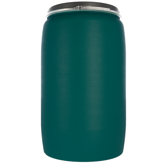 Бочка BEGINIA 227 л пластик цвет зеленый