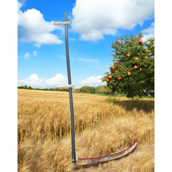 Коса садовая Инструм-Агро №7 с металлическим косовищем (010624)