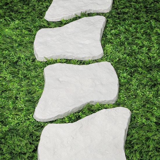 Плитка садовая Поиск 55х41,5 см серая