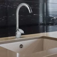 Смеситель для кухни Виви 22 см цвет хром