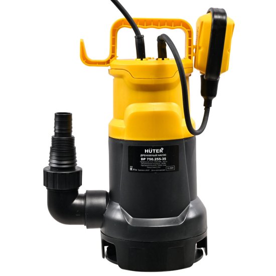 Насос погружной дренажный для грязной воды Huter DP 750.255-35 15300 л/ч