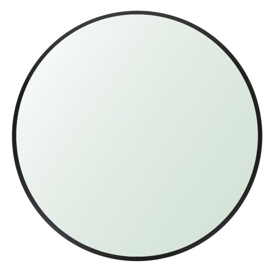 Зеркало декоративное круг 60x60 см черный