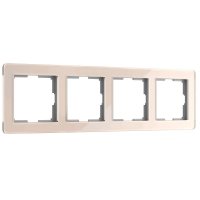 Рамка Werkel Acrylic четырехместная айвори (a062134)