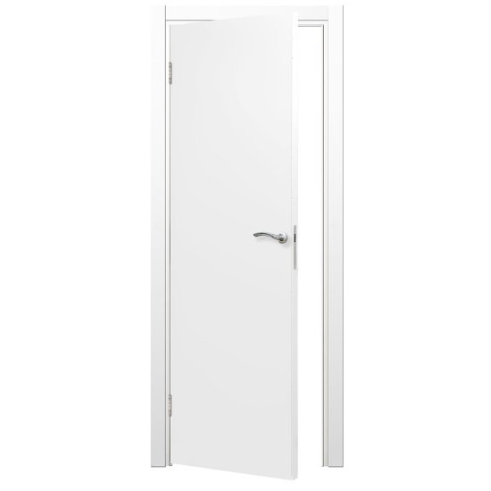 Блок дверной Kapelli Classic 600х2000 мм влагостойкий ПВХ белый глухой