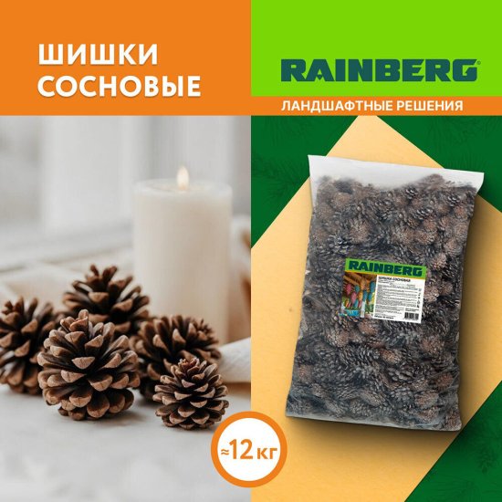 Шишка сосновая декоративная Rainberg 60 л