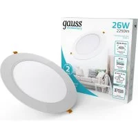 Светильник Gauss elementary downlight