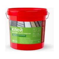 Однокомпонентный гибридный клей для приклеивания модульных ПВХ-покрытий (LVT, кварц-винил) на вертикальные и горизонтальные поверхно Homakoll homaprof