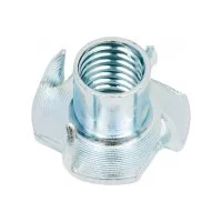 Оцинкованная мебельная (усовая) гайка STEELREX М10x13x25 мм, DIN 1624, 20 шт.