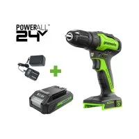 Бесщеточная дрель-шуруповерт GreenWorks GD24DD35
