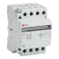Контактор модульный EKF PROxima КМ (km-3-63-31) 220 В 63 А тип AC 3NO+NC