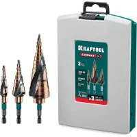 Набор сверл ступенчатых KRAFTOOL Cobalt