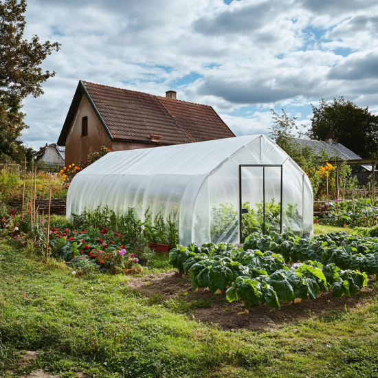 Укрывной материал BEGINIA 300 мкм 2x25 м полиэтилен прозрачный