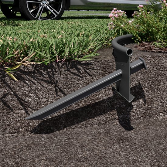 Бордюр садовый BEGINIA 100x10 см цвет черный