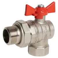 Кран шаровой с американкой угловой MONLID DN20 PN40 3/4