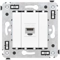 Розетка компьютерная DKC Avanti встраиваемая белая RJ45 (9549964)