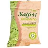 Влажные биоразлагаемые салфетки SALFETI SALFETI ECO BIOLOGICO
