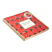 Плавающая чайная свеча MIR LIGHT КРАСНАЯ КЛУБНИКА HorizonCandle