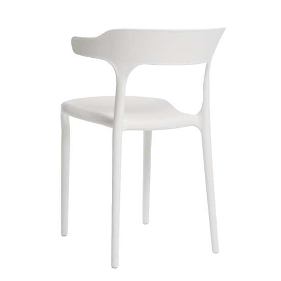 Кухонный стул Treet Roero 48x74x46.5 см каркас пластик спинка полипропилен цвет белый