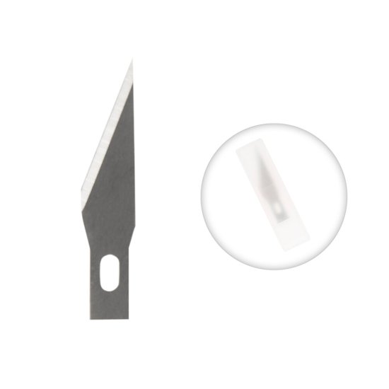 Лезвие для ножа Rexant 5 мм перовое (5 шт.) стальной корпус