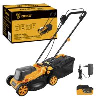 Газонокосилка аккумуляторная Deko DKLM20V 20 В 4 Ач Li-Ion 1 АКБ и ЗУ (063-3007)