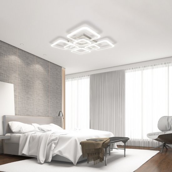 Люстра светодиодная потолочная IN HOME Elegant Aris-W 120 Вт 3000-6500К 28 кв.м (4690612035420)