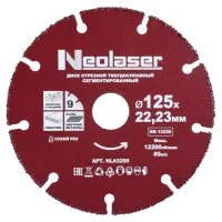 Диск отрезной универсальный тип 41 Neolaser NLA3200 125x22.2x2.2 мм