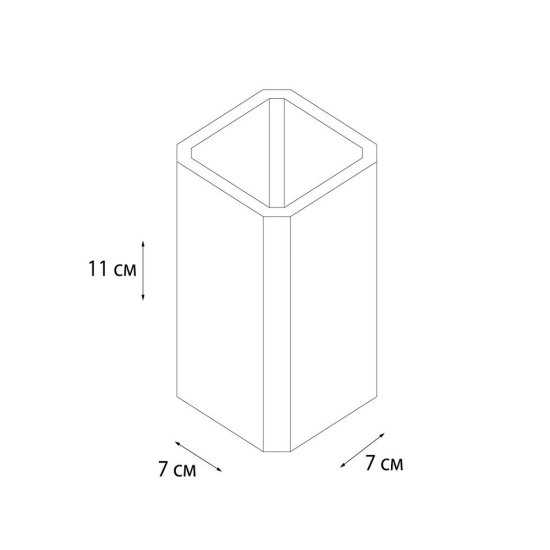 Стакан для ванной Fixsen Text настольный керамика белый (FX-230-3)
