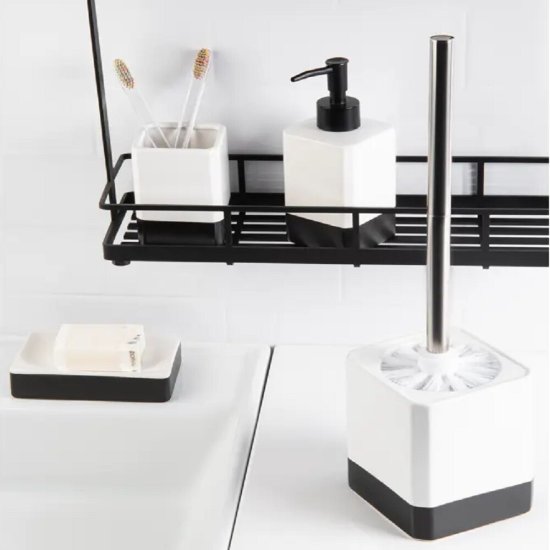 Стакан для ванной Fixsen Text настольный керамика белый (FX-230-3)