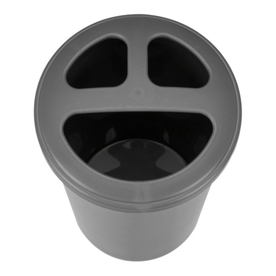 Стакан для ванной Econova Scandi настольный пластик серый (435240611)