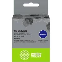 Ленточный картридж для Epson LW300/LW400/LW700/LW600P/LW1000P/K400/Z700/Z900 Cactus CS-LK4WBN
