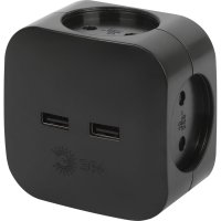 Электрический разветвитель ЭРА SP4USBB