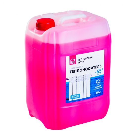 Теплоноситель Технология Уюта -65 °С 10 кг на основе этиленгликоля