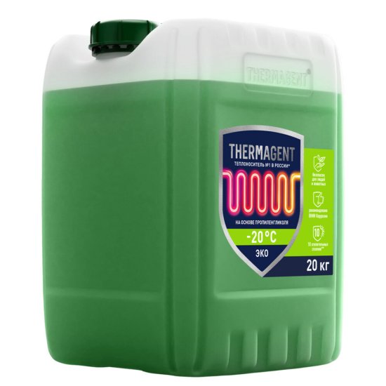 Теплоноситель Thermagent Eko -20 °С 20 кг на основе пропиленгликоля